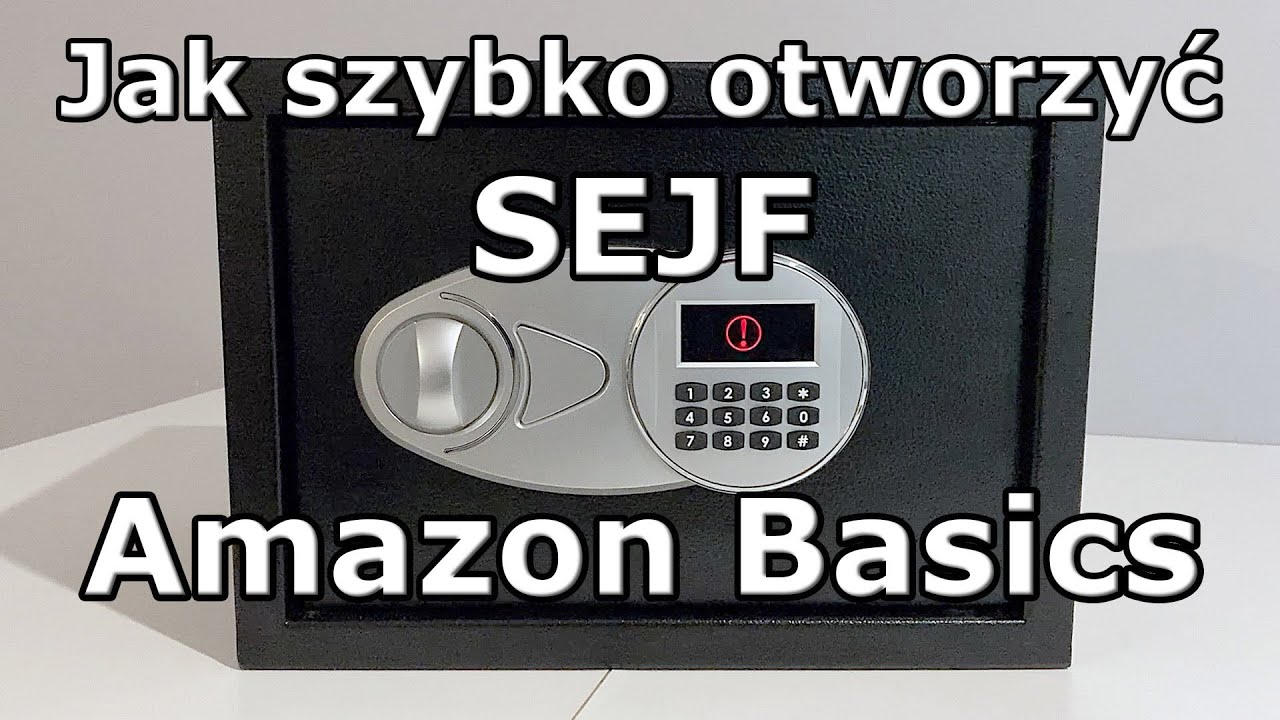 Jak otworzyć sejf Amazon Basics bez kodu i klucza.