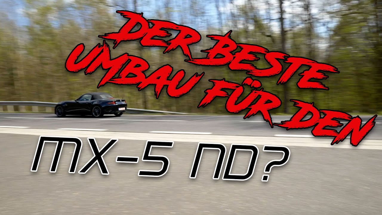 MX-5 ND G184 mit kurzer Hinterachse, Nockenwellen und Abgasanlage  (Deutsche Version)