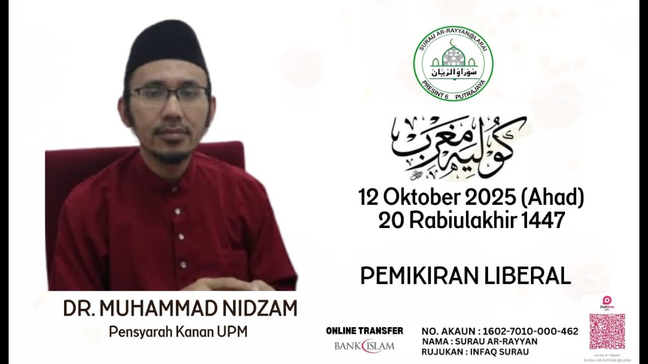 KULIAH MAGHRIB DI SAR @ LARAI - USTAZ DR.MUHAMMAD NIDZAM