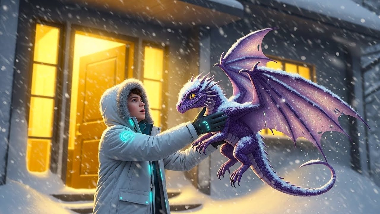 The Freezing Dragon Baby Begged for Shelter — The Human Boy Never Expected What Happened After | HFY