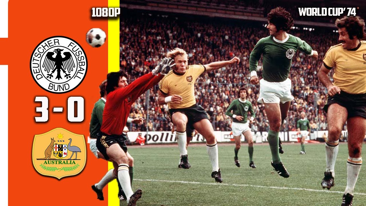 West germany vs Australia 3 - 0 Highlight & All Goals World Cup 74 Full HD