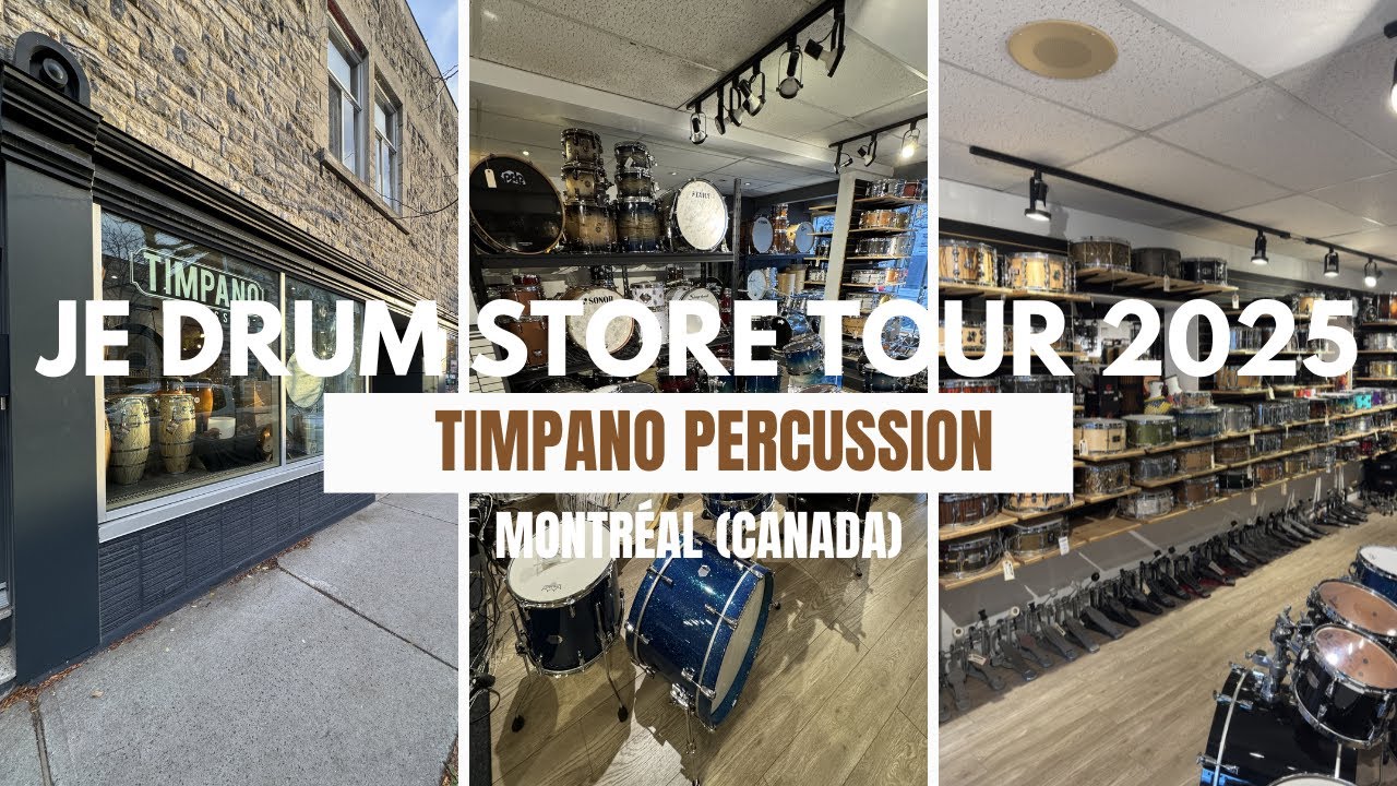 JE Store Tour 2025 - Timpano Percussion in Montréal (Canada)