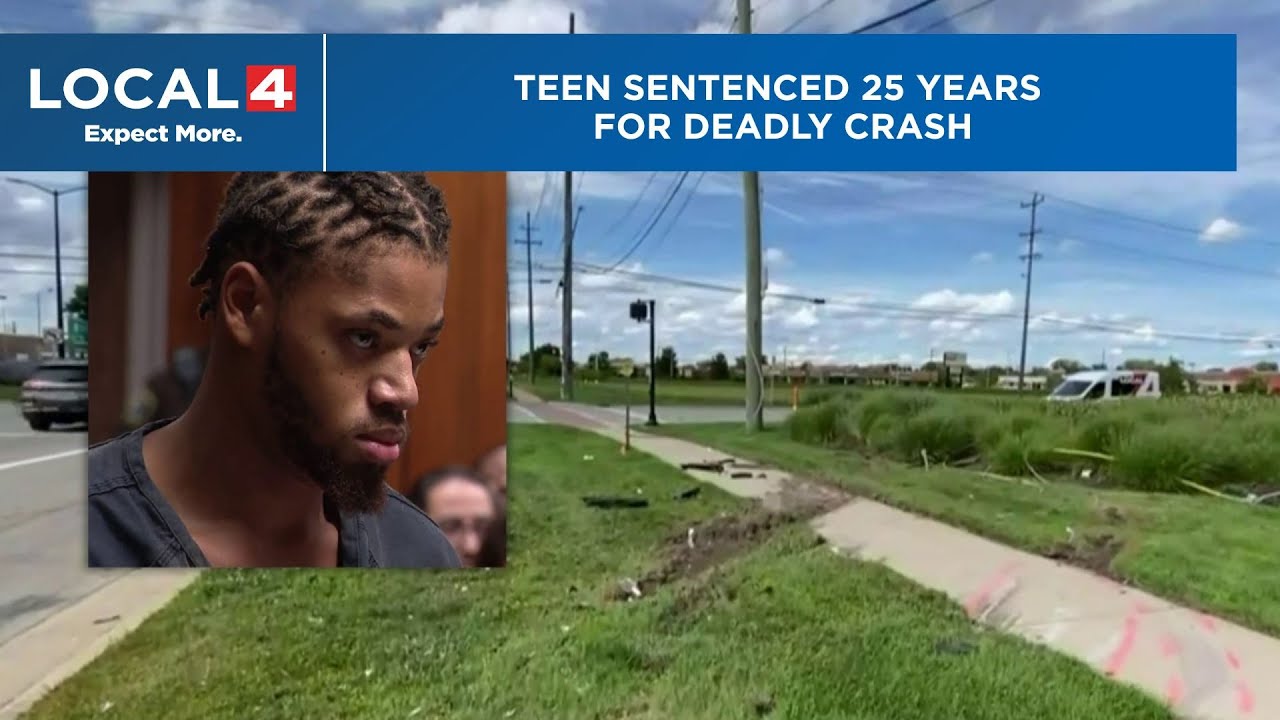 Full hearing: Teen gets 25+ years in prison for Sterling Heights crash that killed pregnant woman