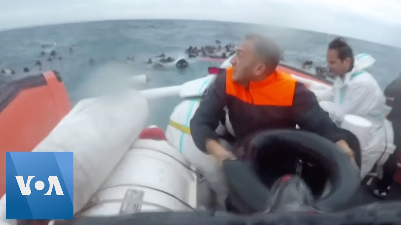 Rescuers Fight to Save Shipwrecked Migrants Off Italian Coast