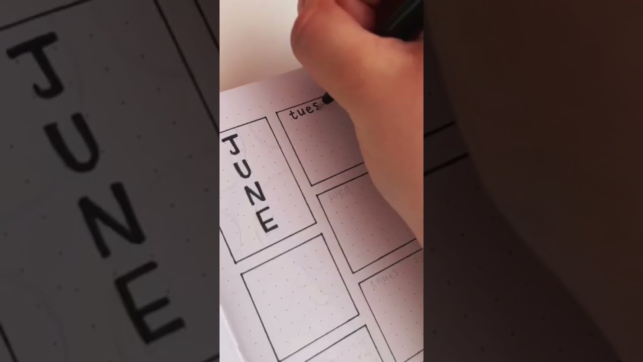June bujo week 1 🍋