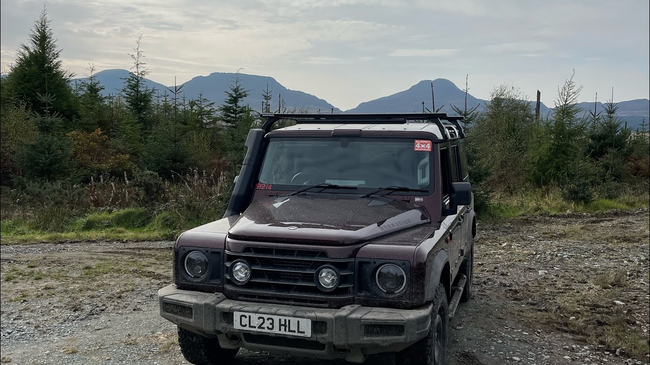 Green laning 4x4 Wales North Wales with an INEOS Grenadier