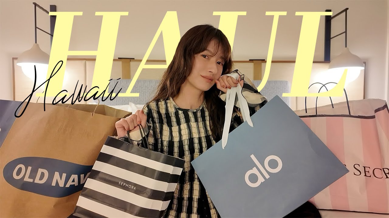 【ハワイ購入品】話題のアパレルや美容アイテムをたくさん買いました！SEPHORA/alo/Victoria’s Secret PINKなど🌺