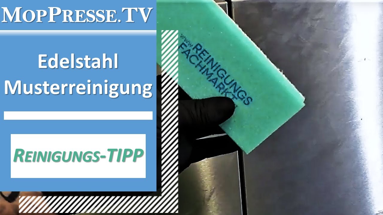 Edelstahl-Musterreinigung