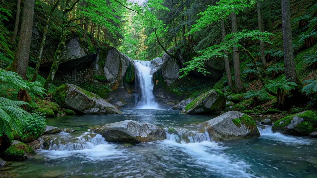 River Stream Sounds 🌊 Relaxing Water Ambience for Sleep and Stress Relief #1502