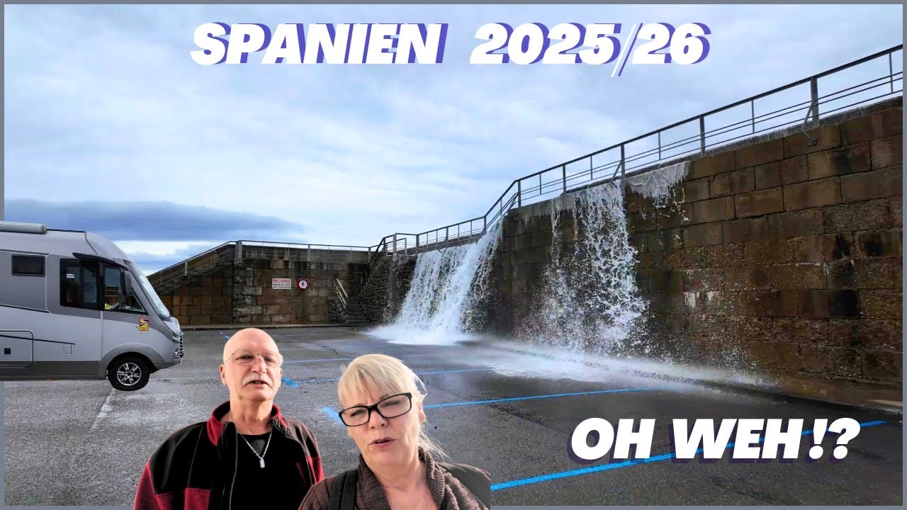Spanien 2025/26 mit dem Wohnmobil in den Süden....Stellplatz mit Hindernissen....OH WEH !!!!!