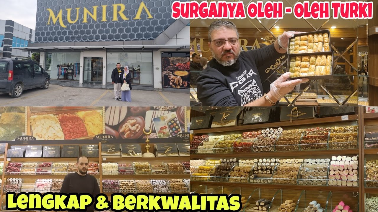 Belanja Oleh - Oleh Di Munira Turki || Baklava, Turkish Delight - Kuliner Turki