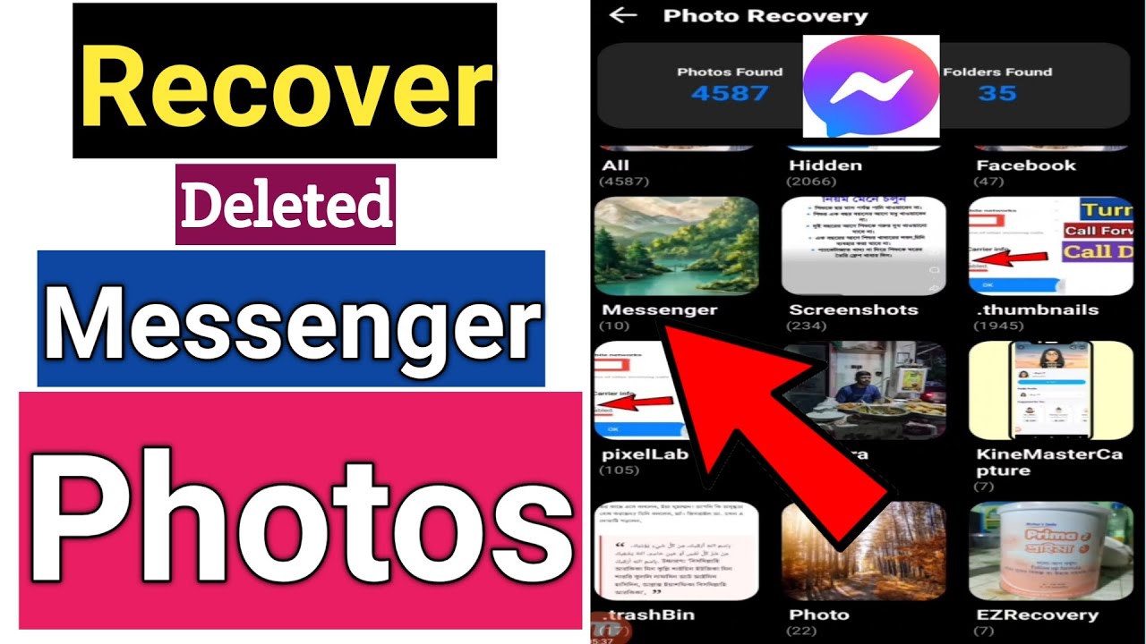 How To Recover Deleted Photos on Messenger