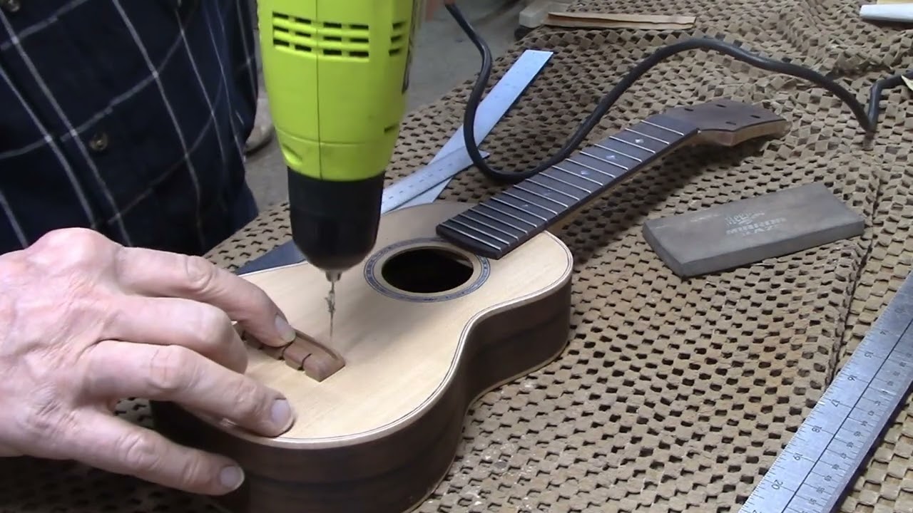 Soprano Ukulele Building, part 8: Bridge Location with Compensation