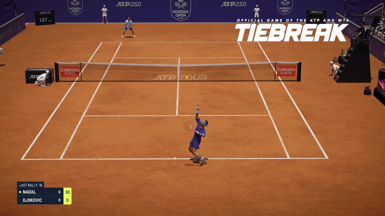 TIEBREAK - Rafael Nadal Vs Novak Djokovic I Nordea Open (PS5)