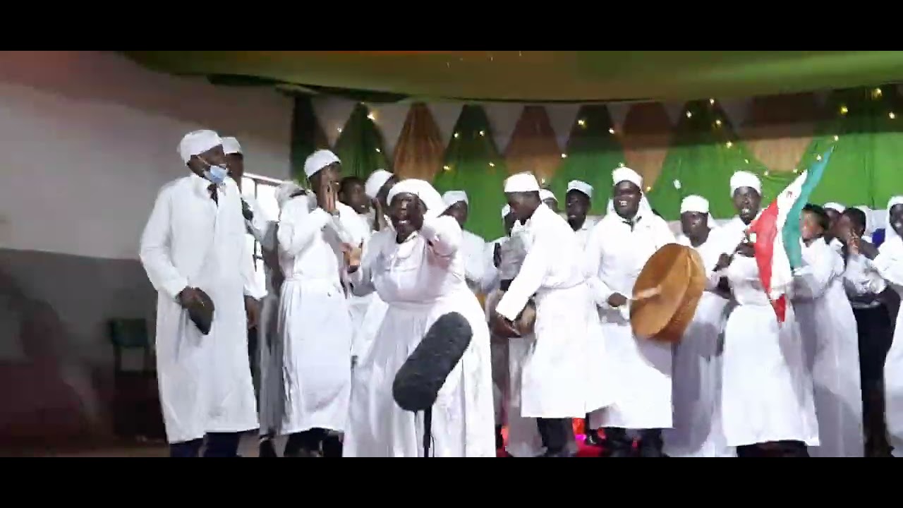 The chavakali friends choir perfoming a traditional sacred folk song at vihiga county extravaganza