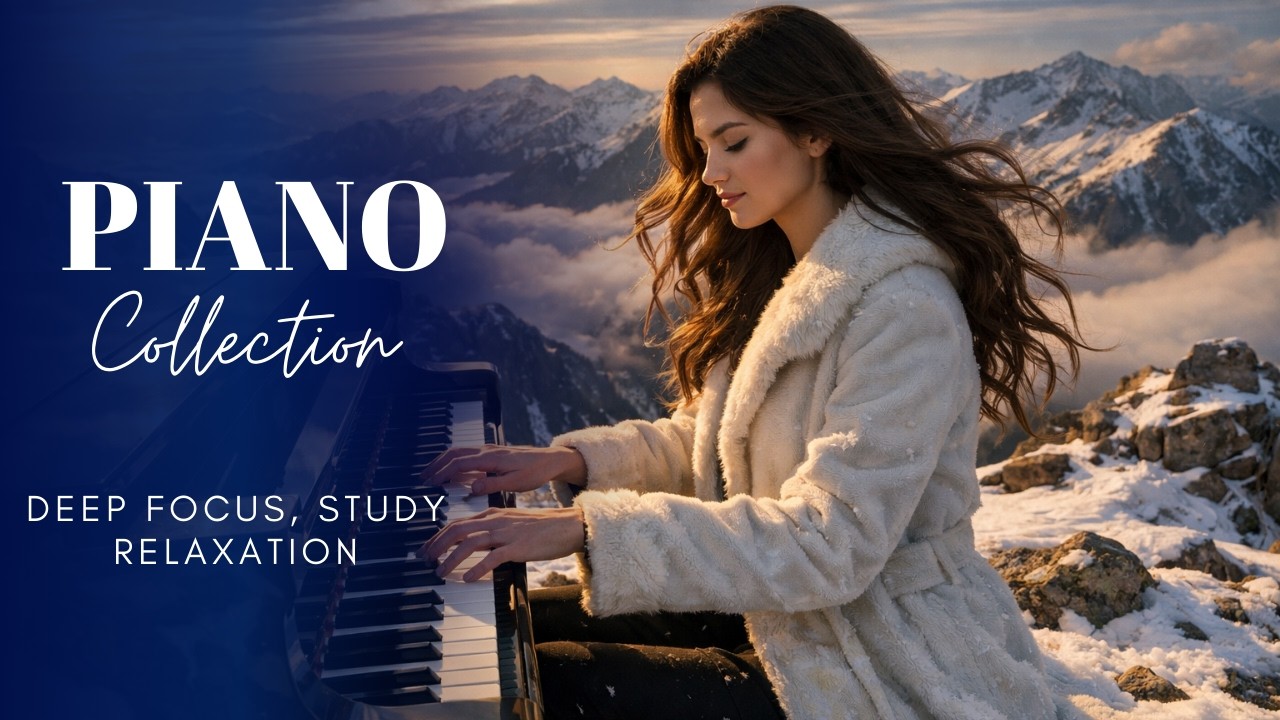 Deep Focus Piano Music for Studying & Work | Calm Instrumental (No Distractions)