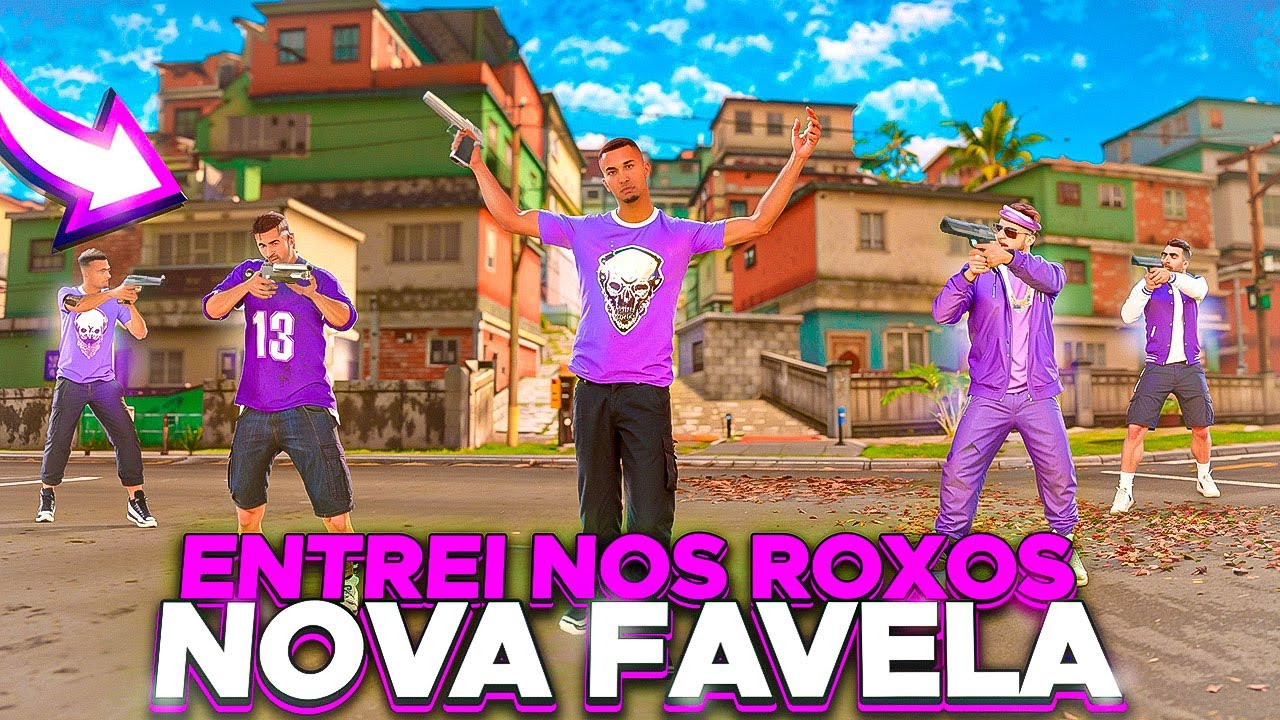 ENTREI NA NOVA FAVELA DOS ROXOS! O PIOR ACONTECEU RIO RISE