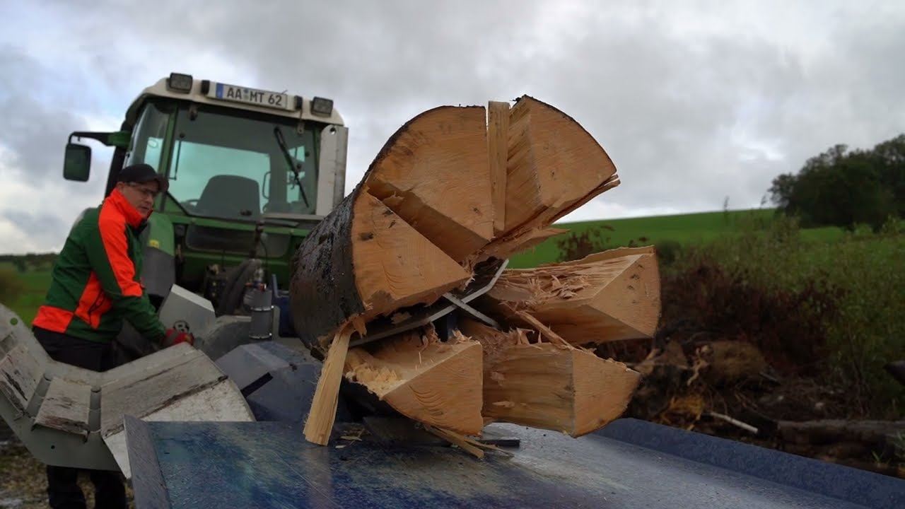SCHEIFELE LS 35 &ndash; Der 35-Tonnen-Profi-Holzspalter f&uuml;r maximale Leistung! 🪓🌲
