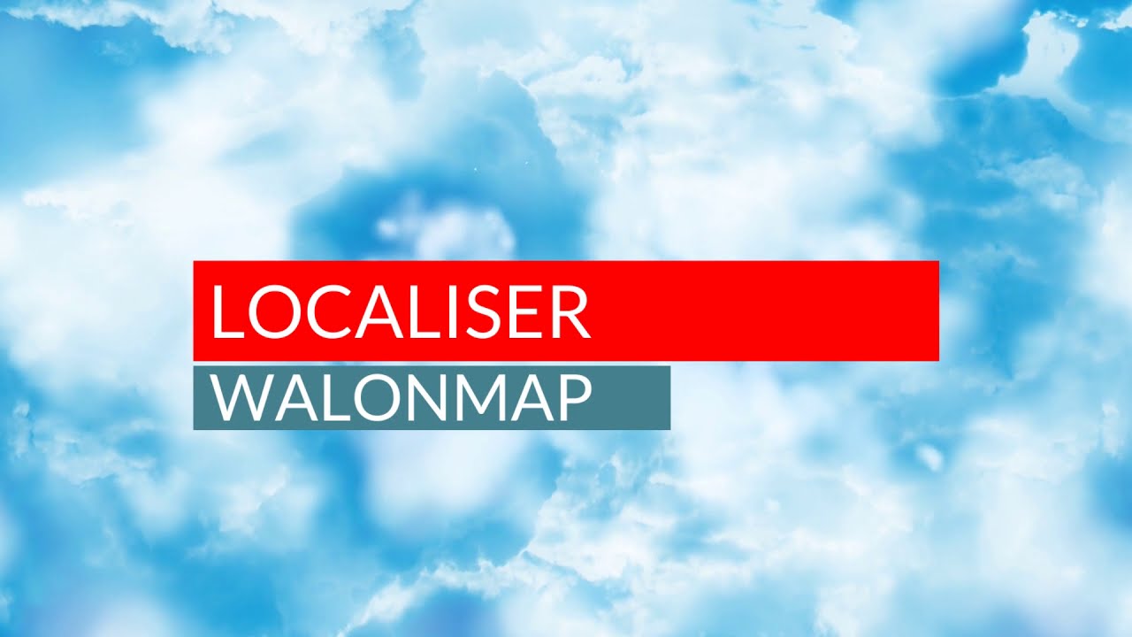WalOnMap - Tutoriel - Localisation d'un point ou d'une parcelle