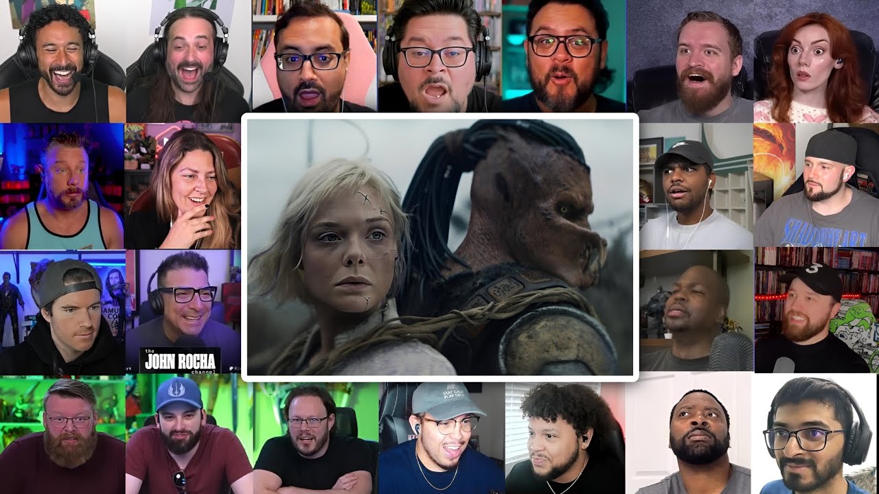Predator: Badlands - Official Trailer Reaction Mashup (2025)