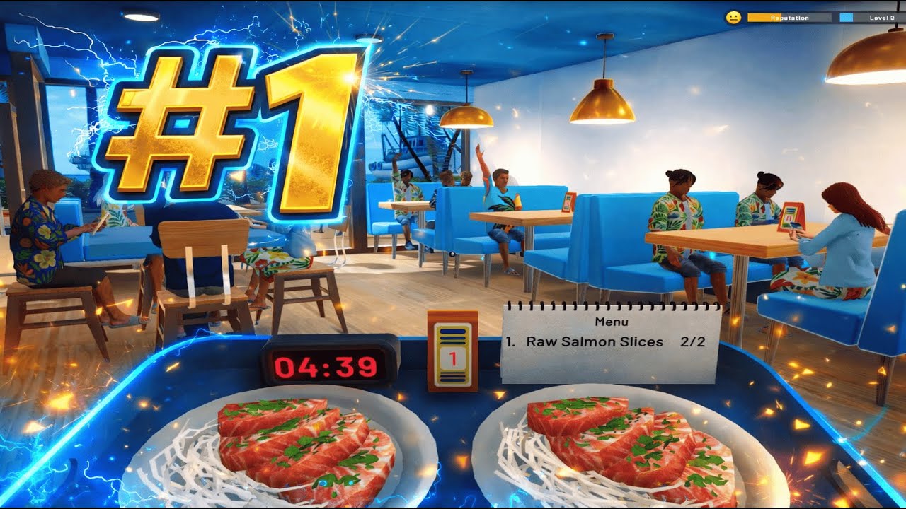 Welcome to Coastal Kitchen Simulator 🍤 | First Time Playing Gameplay – No Commentary PART-1