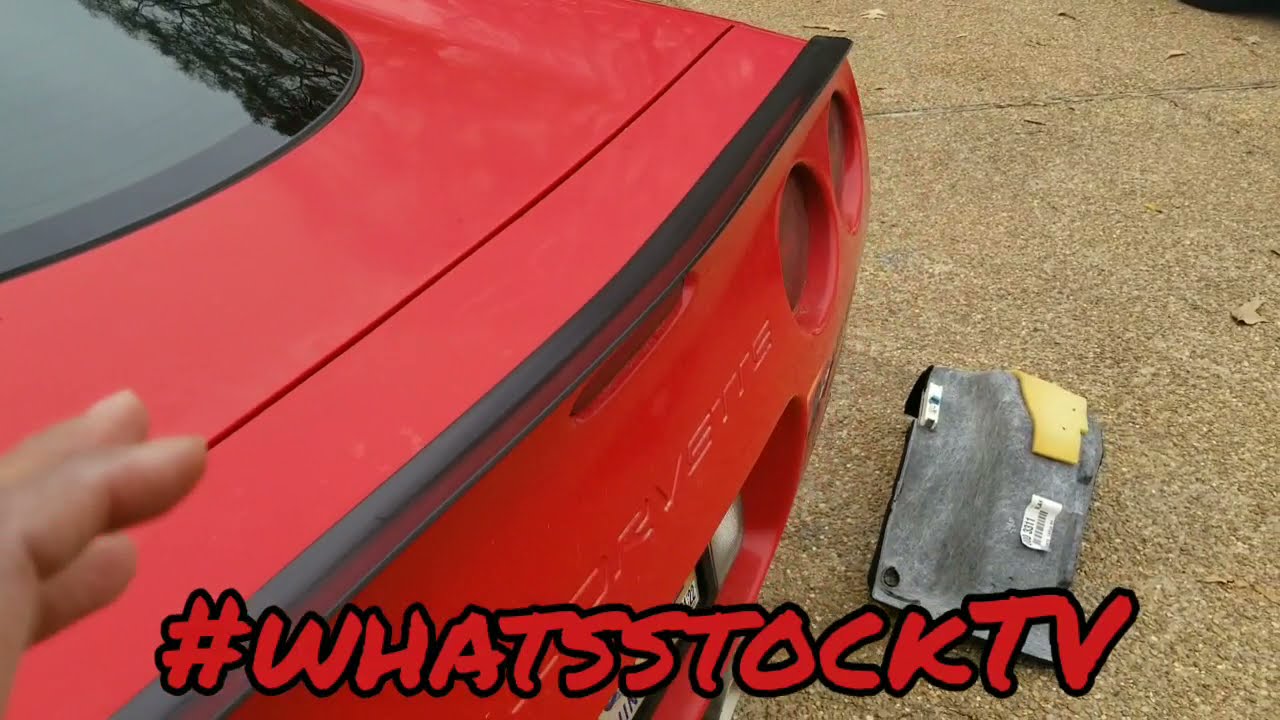Corvette C5 Hatch Ajar Trunk Latch Issue Fix