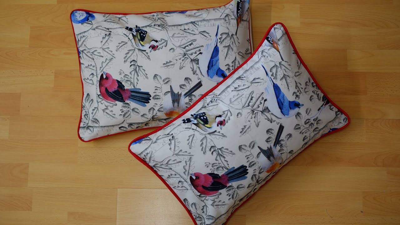 Coudre une housse de coussin avec passepoil - Tuto Couture Madalena