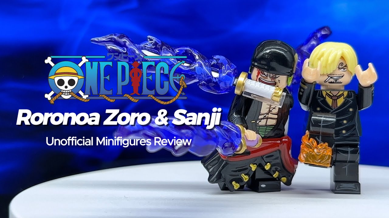 LEGO One Piece | Zoro | Sanji | Unofficial Lego Minifigures Review