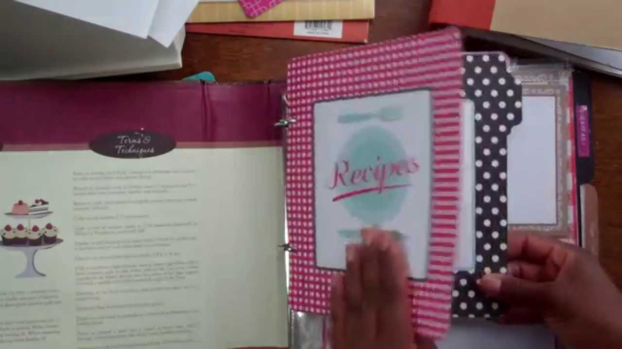 How to organize recipes: A complete system using Project life and some