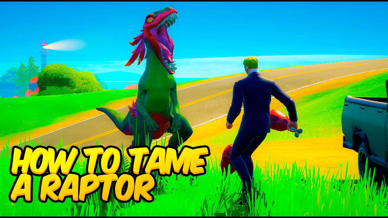 How to Tame a RAPTOR in Fortnite Season 6 Chapter 2 Update!