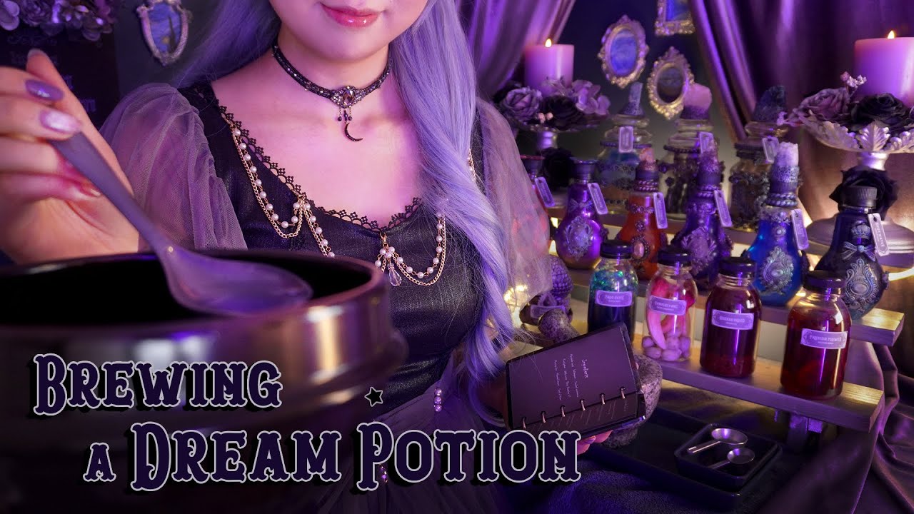 ASMR Brewing a Dream Potion✨Lavida du lunar Lavida!