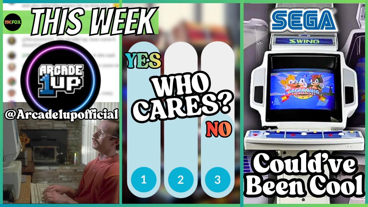 This Week 215 - Polls = Sales?, Very Cool Sega Arcade Cab, What's Up With Arcade1up Official??