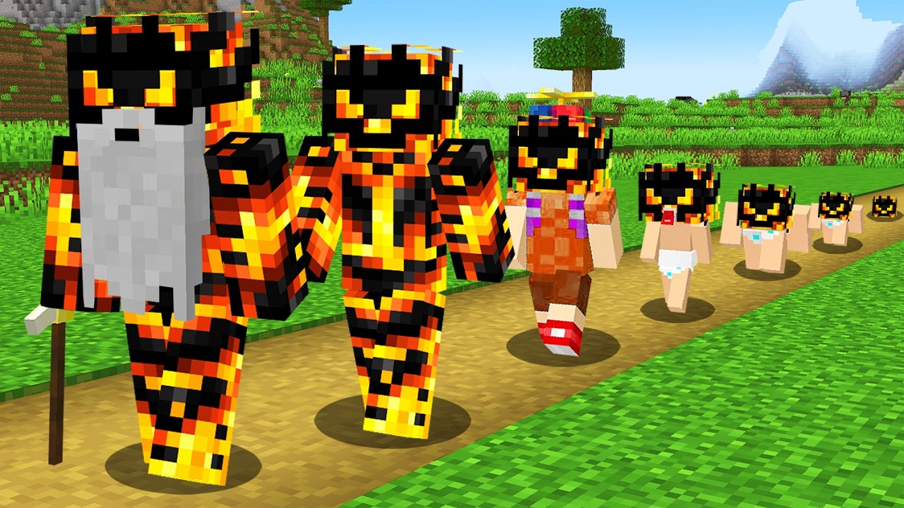 Minecraft, Men Jeg Går Fra BABY Til GAMMEL!