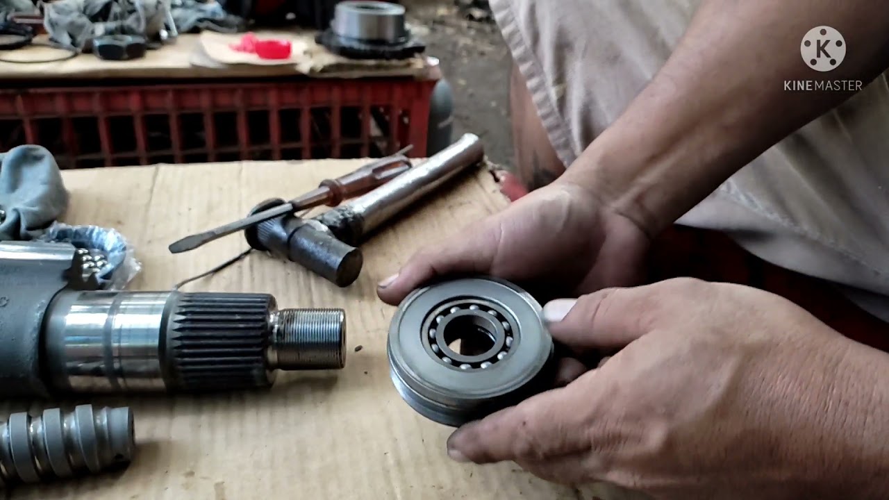 Paano mag rekit ng STEERING GEAR BOX sa Fuso 6d24