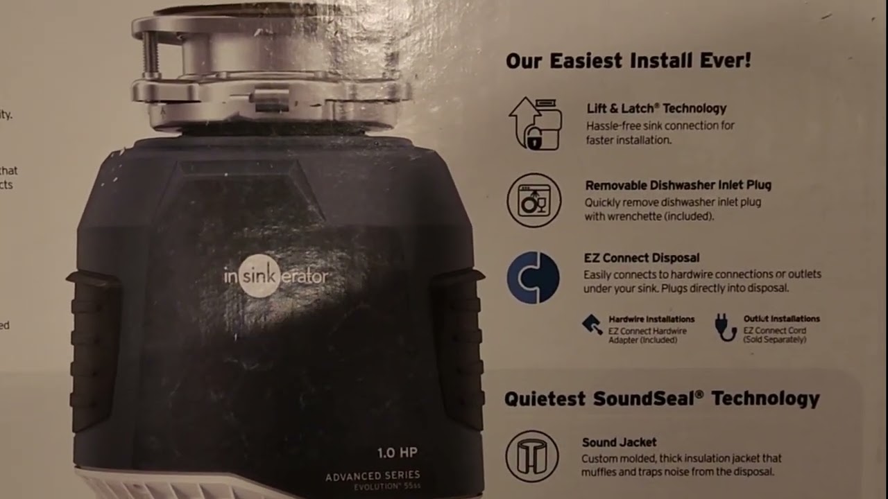 Insinkerator Evolution 55ss demo/review