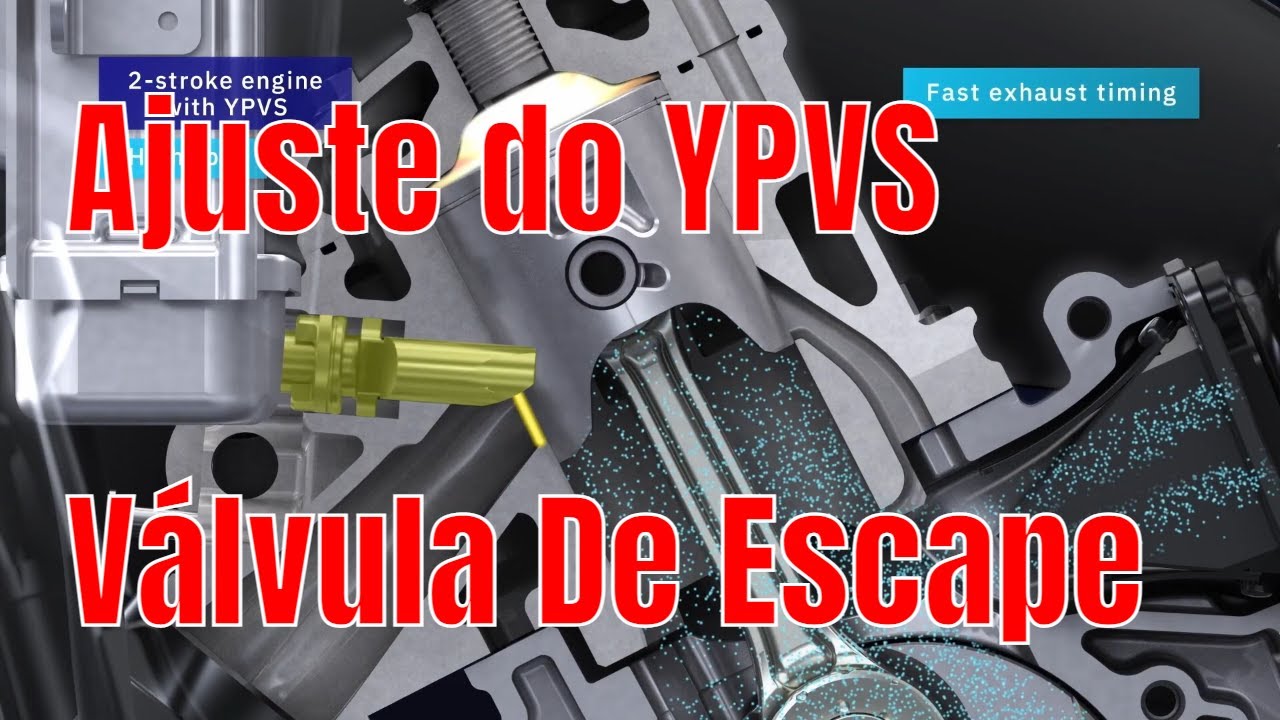 Ajuste da Válvula de Escape - YPVS Power Valve - Moto de Cross Trilha