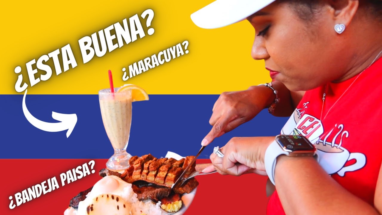 PROBAMOS COMIDA COLOMBIANA POR PRIMERA VEZ - ¿DE VERDAD ESTA BUENA?