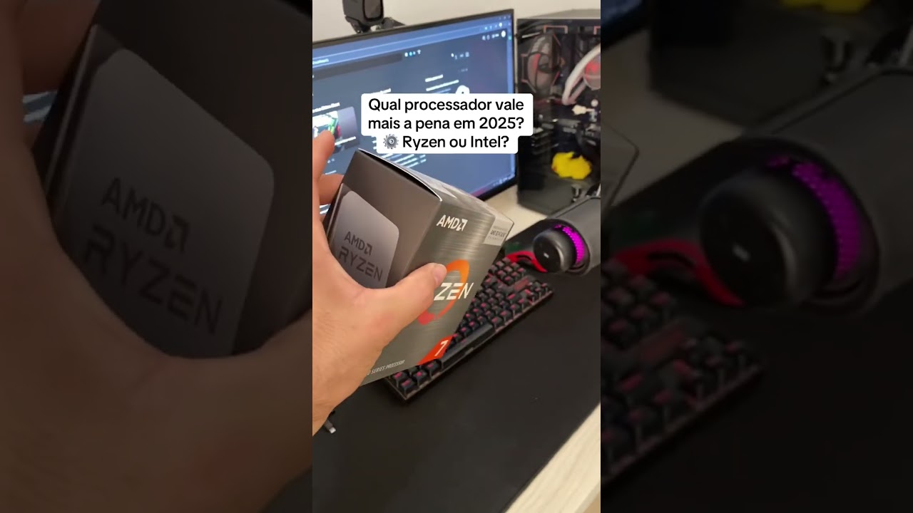 Qual processador vale mais a pena em 2025? ⚙️ Ryzen ou Intel?