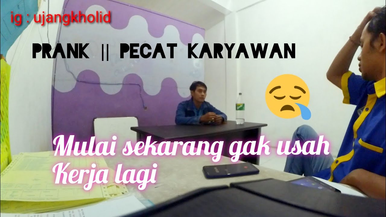 PRANK || PECAT KARYAWAN DELIVERYMAN, Auto Kebingungan