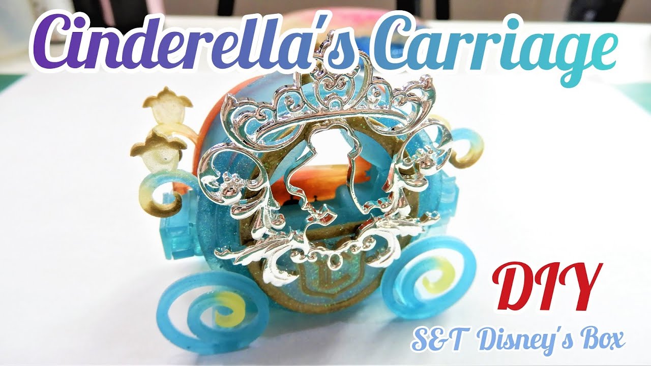 DIY Resin Cinderella's Carriage Sophie & Toffee Disney's Box