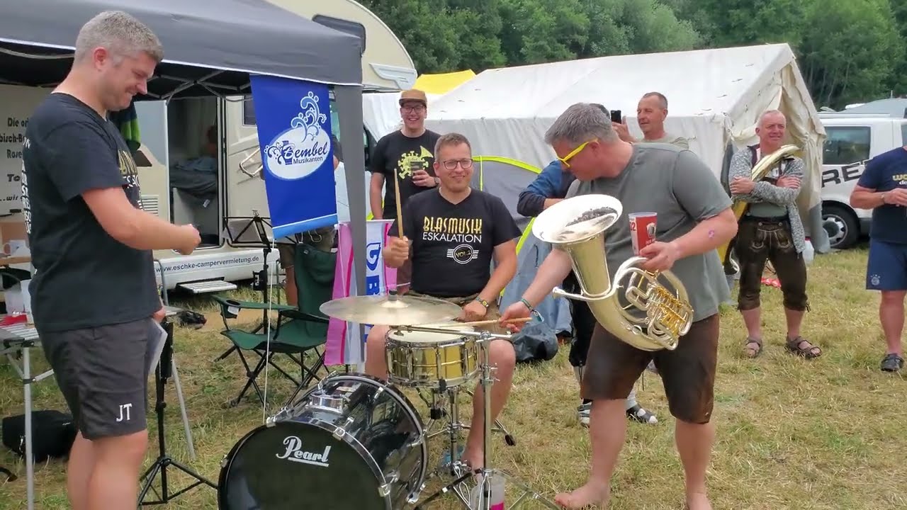Slavonická Polka (Ein neuer Tag) (Trio)- Woodstock der Blasmusik 2023 Campingplatz mit HAPPARANKA