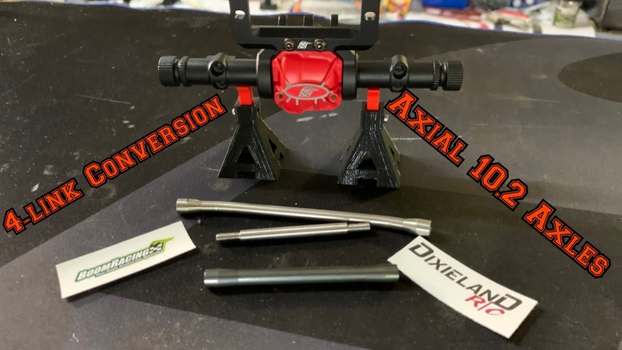 NEW PRODUCT: Boom Racing 4-link Conversion for SCX10.2 Axles