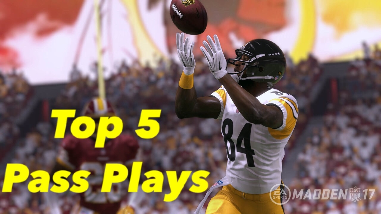 Top 5 Unstoppable Pass Plays in Madden 17| Best Pass Plays