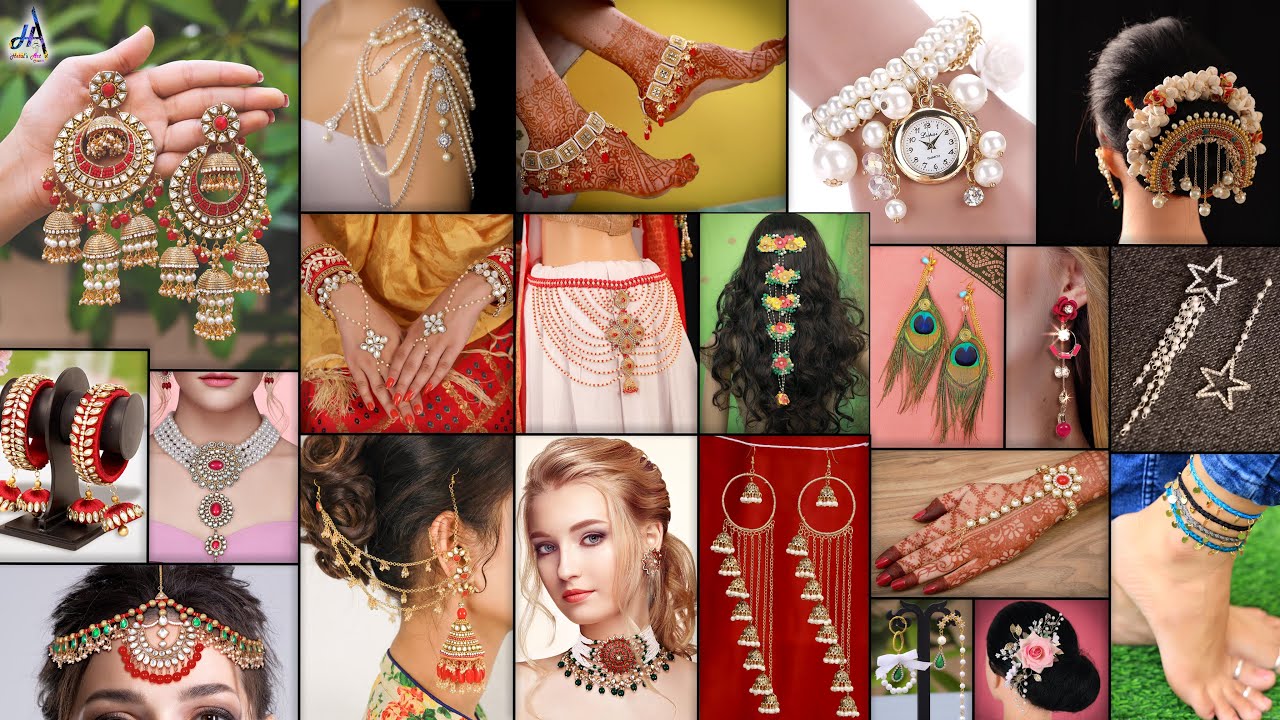 24+ DIY Jewelry Hacks!!.. How to Make Designer Jewelry At Home - Earrings, Necklace, Bracelet Etc.
