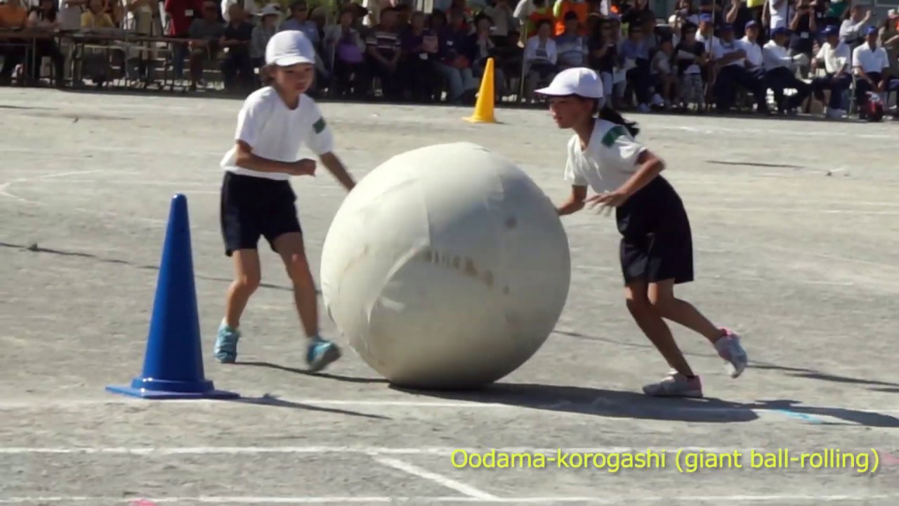 Japanese School 🏀Oodama korogashi (giant ball rolling)  大玉転がし Sports Day