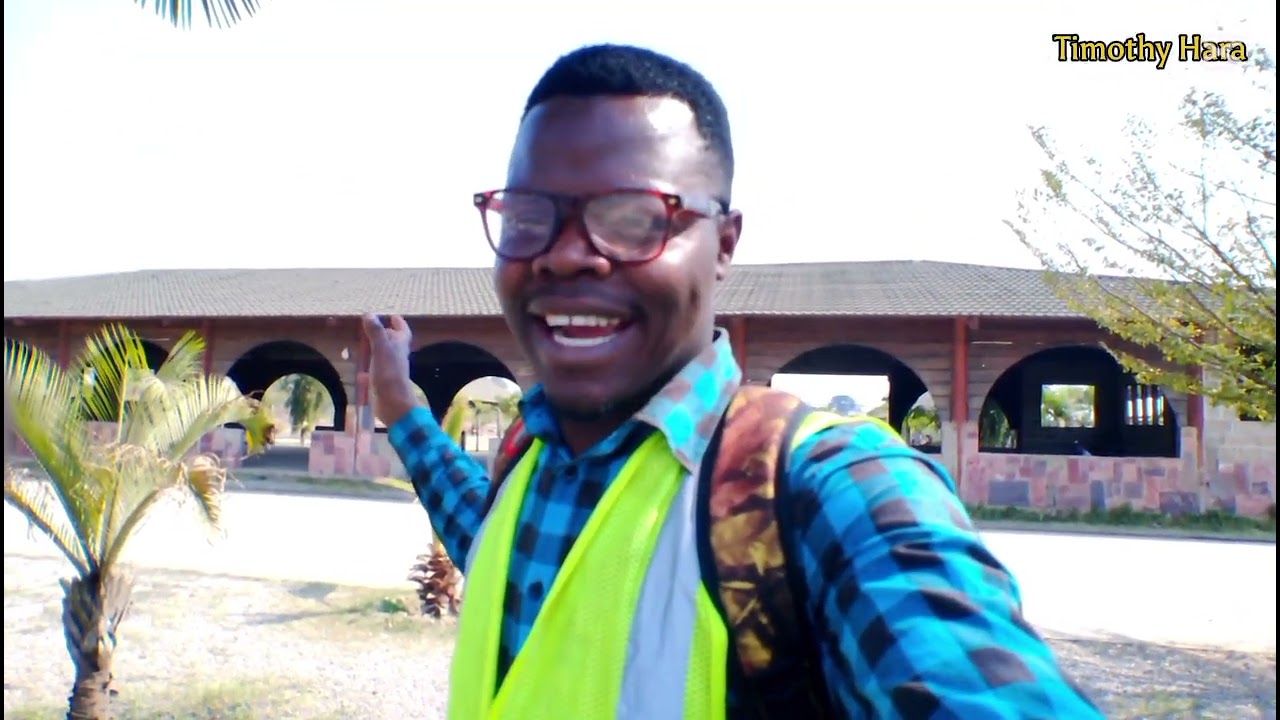 Local Streets Of Kitwe Zambia.