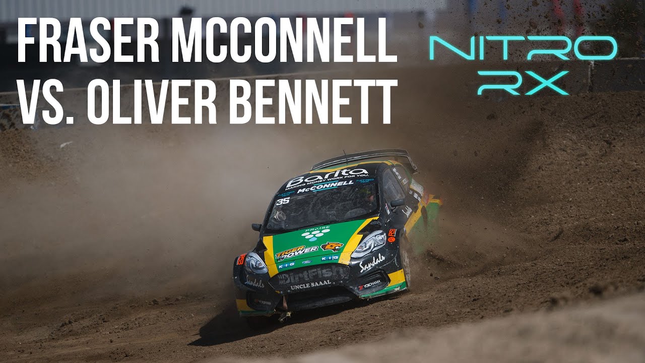 Fraser McConnell vs. Oliver Bennett | Nitro Rallycross Battle Bracket Round 2 Race 3