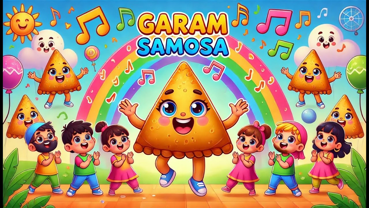 “गरम समोसा”🍽️ |GARAM SAMOSA | Funny Kids Song | Hindi Nursery Rhymes