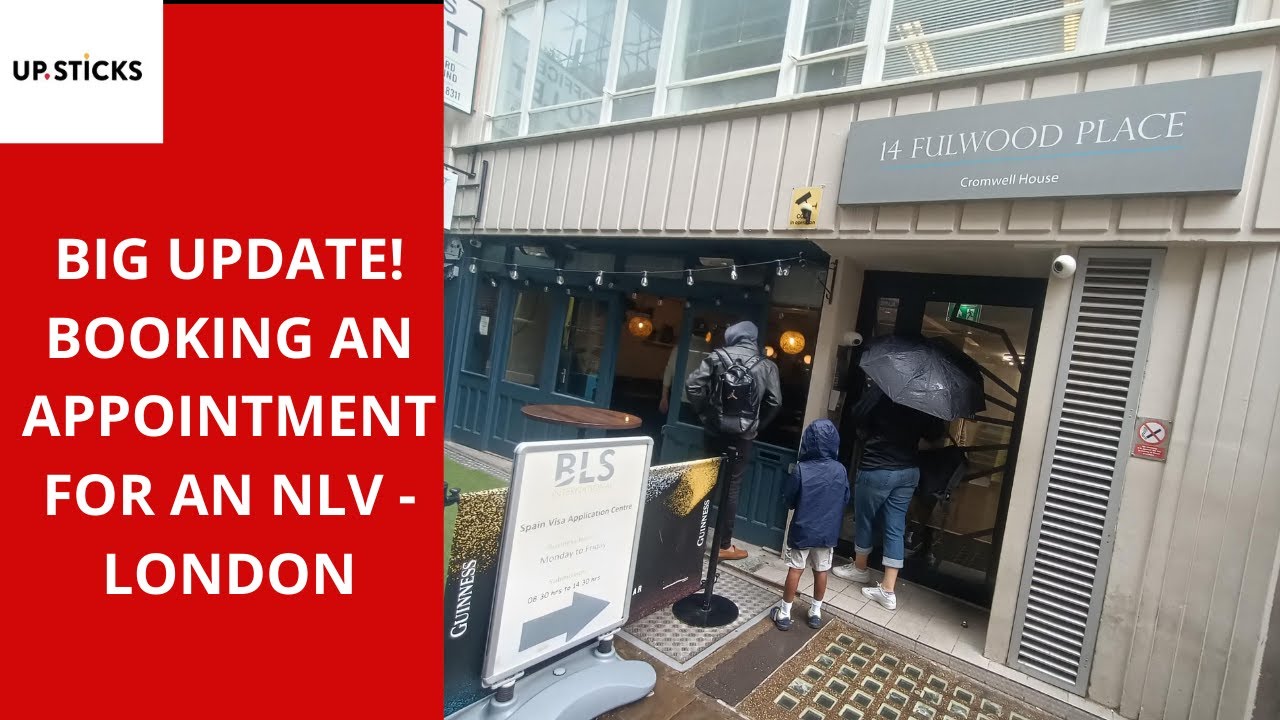 BIG UPDATE - Booking an appointment BLS London - NLV