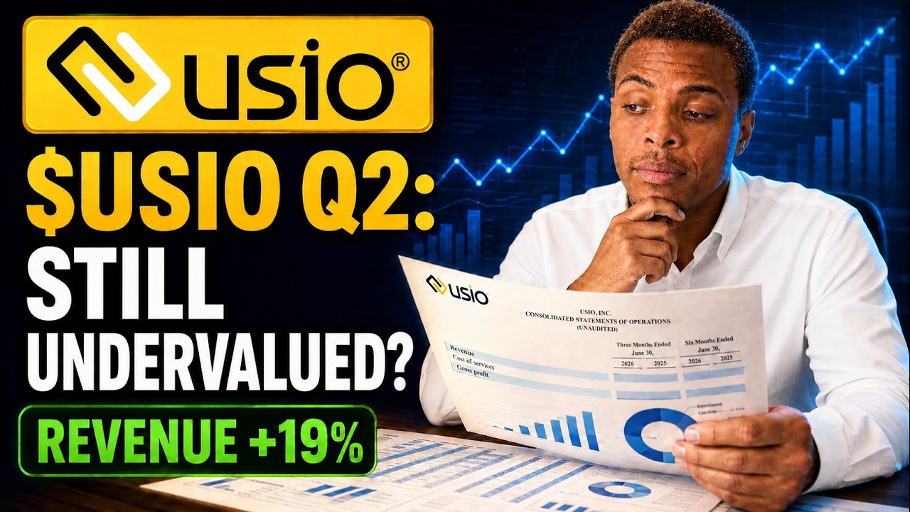 $USIO Q2 2026 Earnings: Revenue Up 19% | Is Usio Stock Still Undervalued? | USIO Inc.
